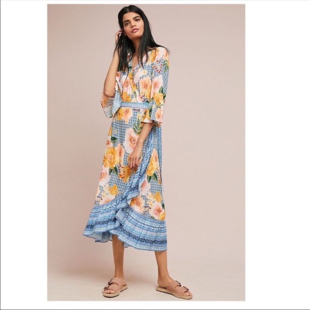 Anthropologie Farm Rio Camila Wrap Dress size xxs